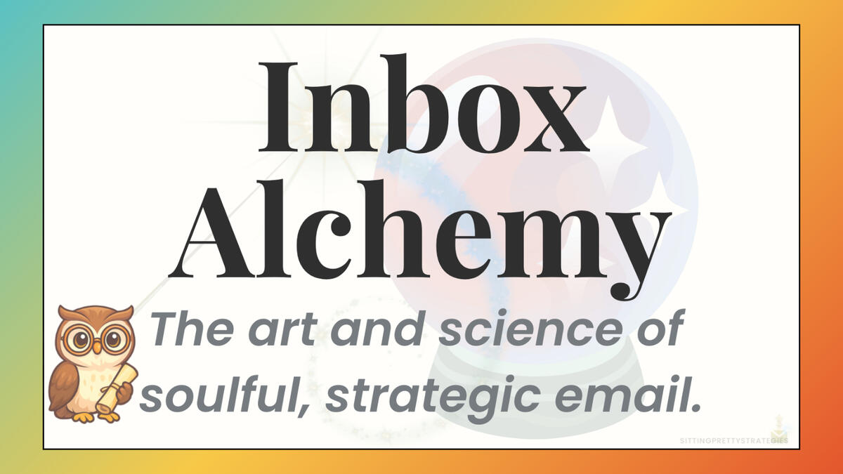 Thanks so much for subscribing to the Inbox Alchemy newsletter!